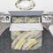 Designart 'Geometric Beige Glacier' Geometric Bedding Set - Duvet Cover & Shams